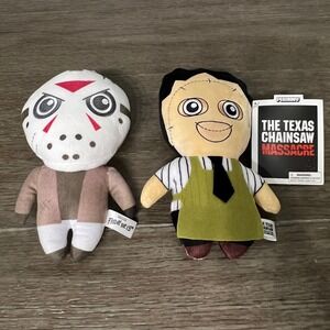 Punnny Horror Plush Jason Voorhees Leatherface  Texas Chain Saw & Friday the 13